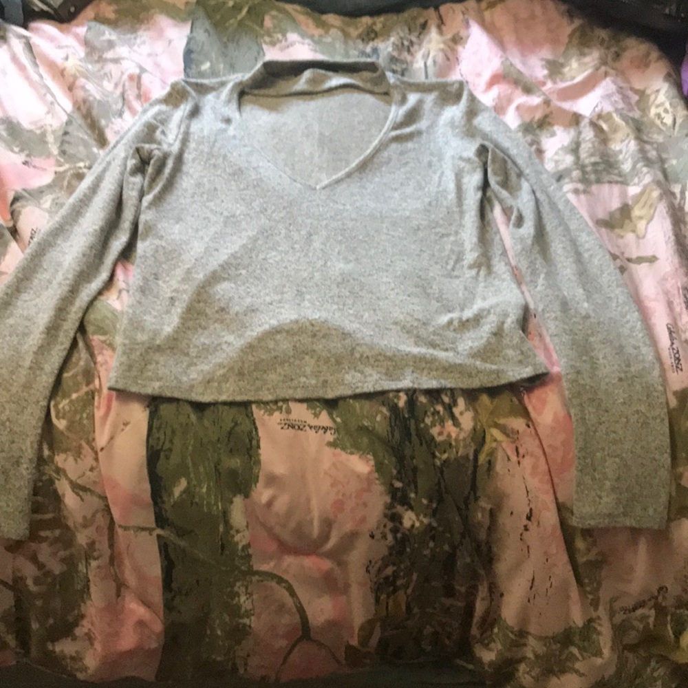 Gray forever 21 sweater